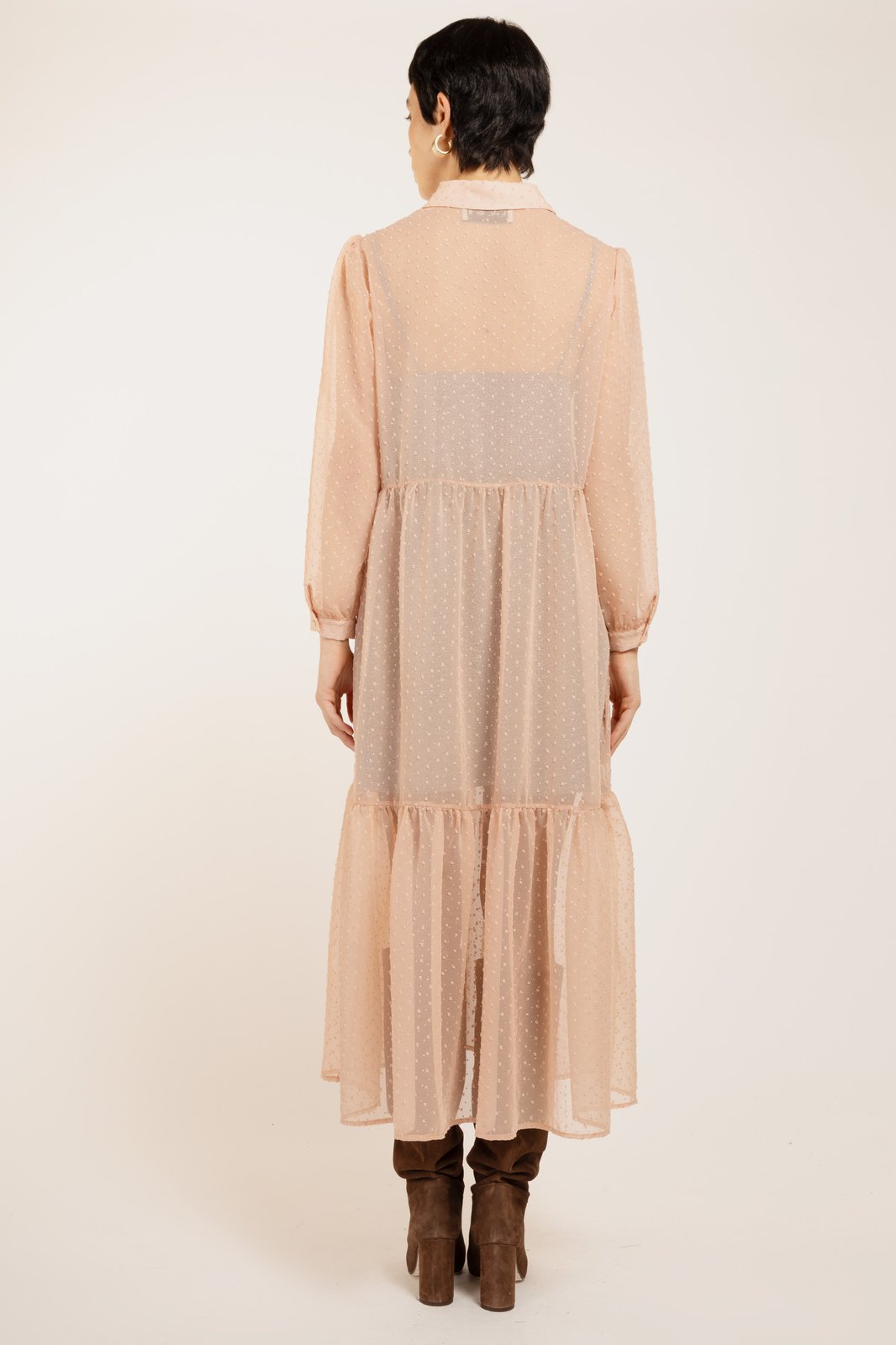 ABITO ALGERI PLUMETY BLUSH €240 - 50%