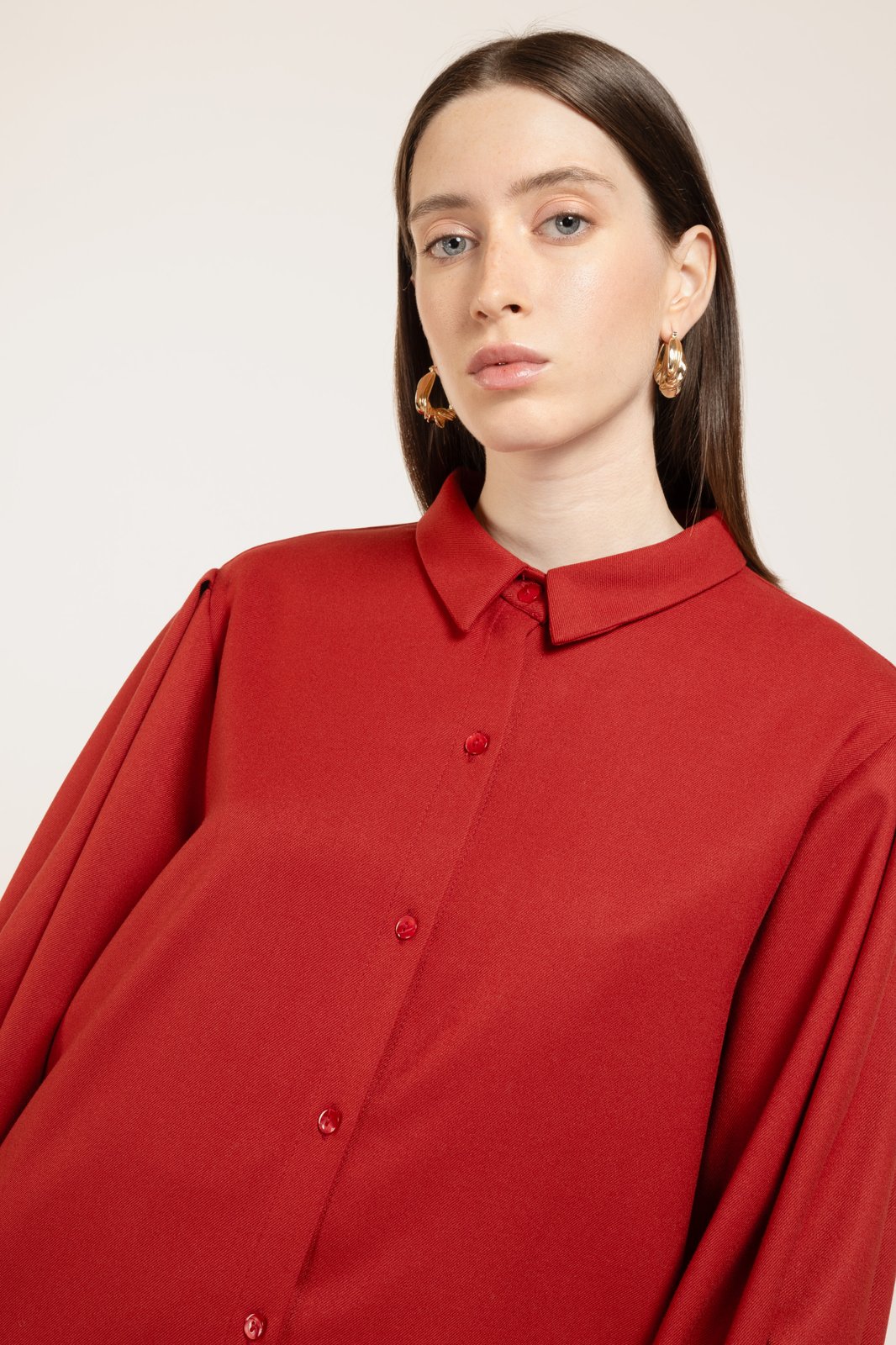 CAMICIA MEDEA TWILL RUST €148 - 50%
