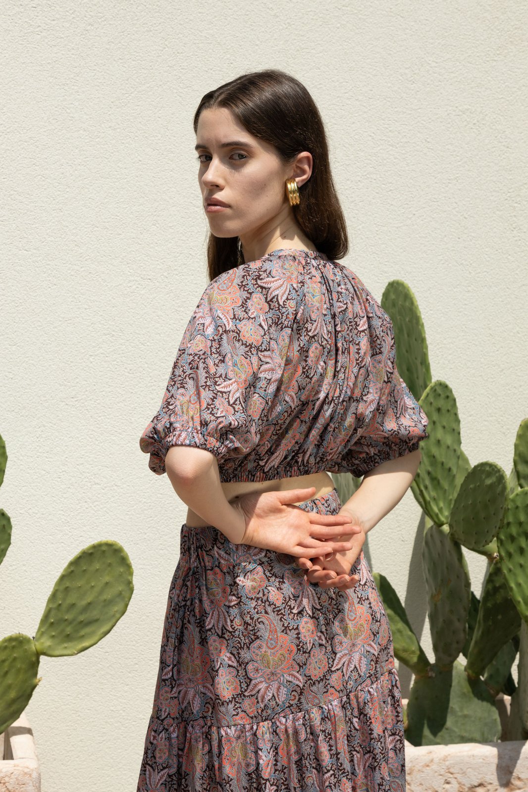 CAMICIA MATERA FLORAL ROSA €180 - 50%