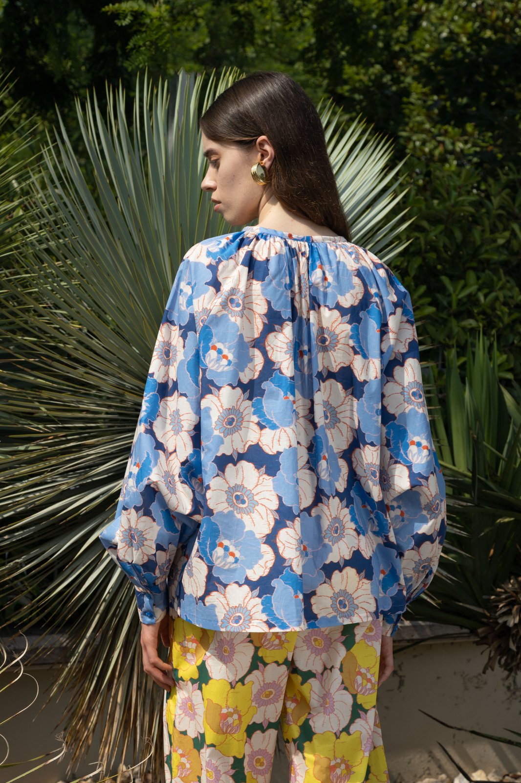 CAMICIA MELANIE ANEMONE BLU