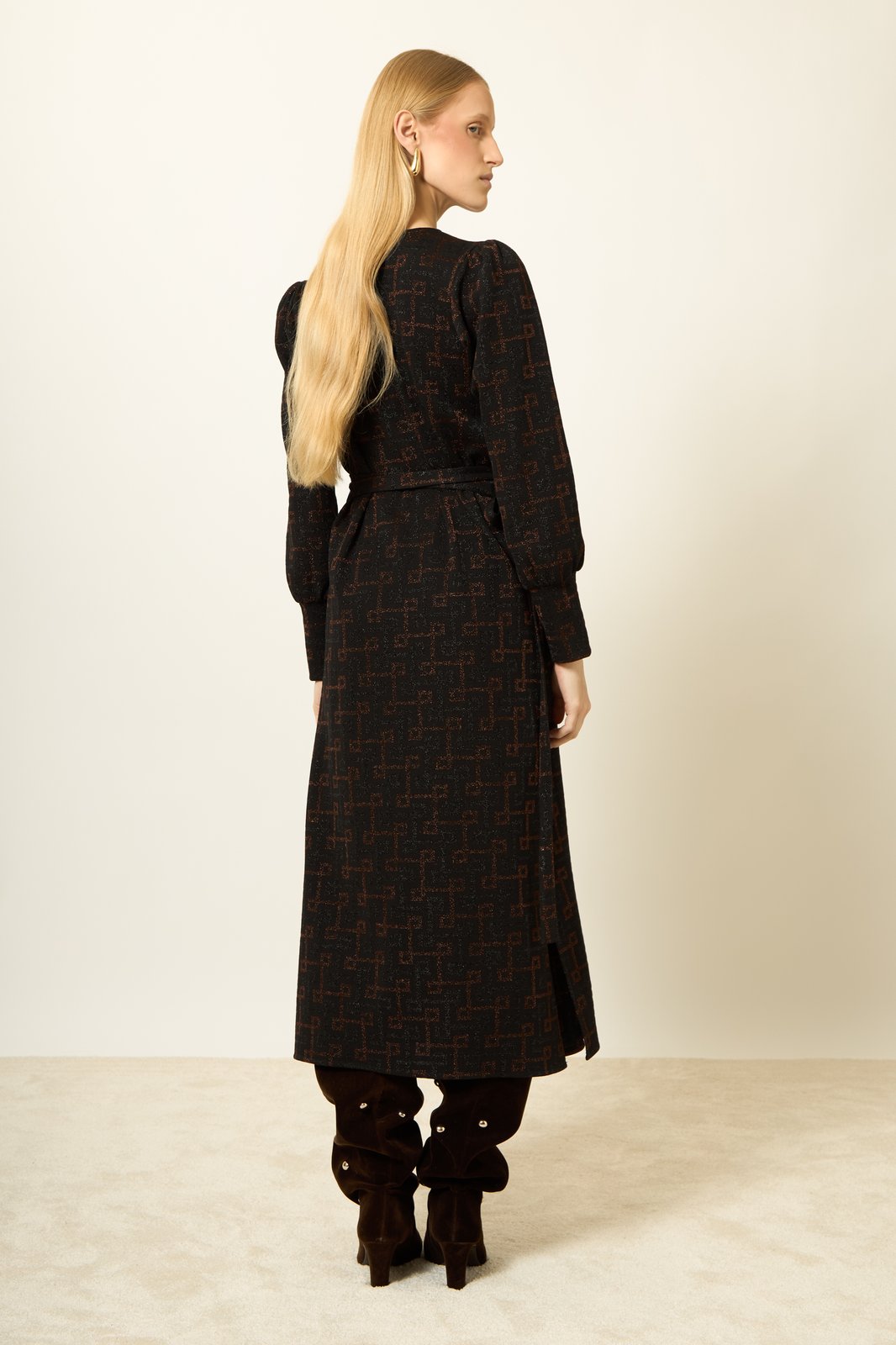 ABITO AGATA GEOMAC MULTI NERO €204 - 50%