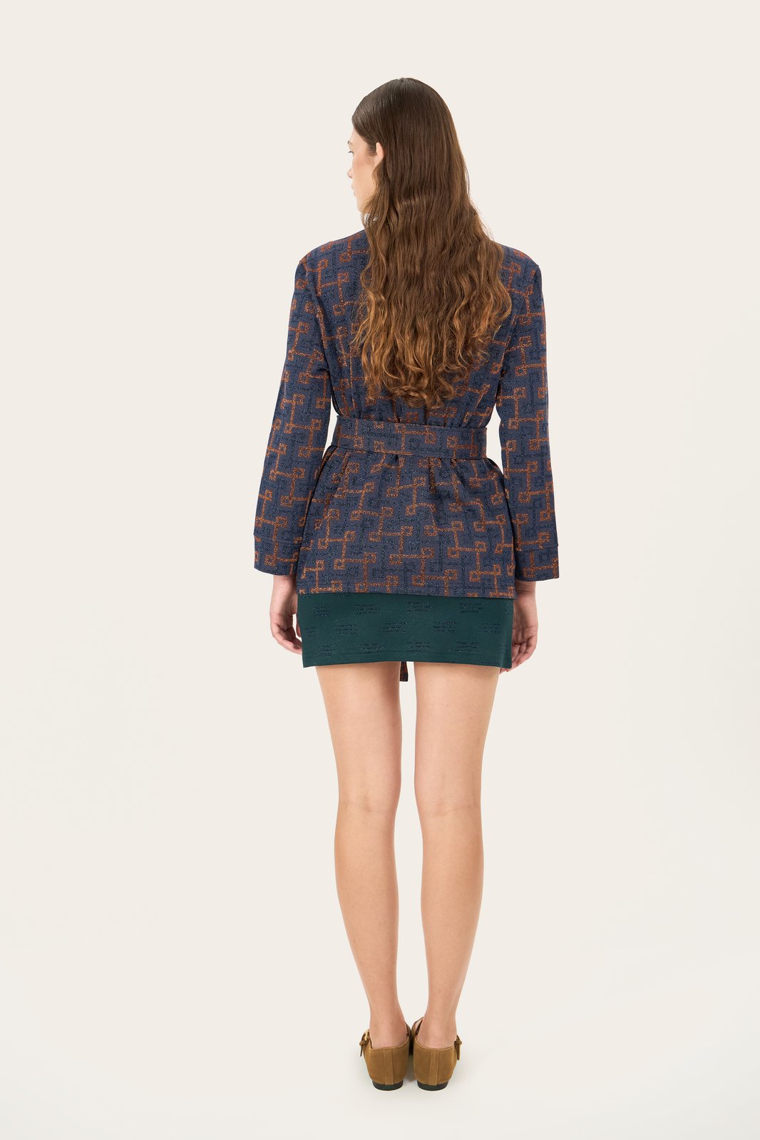 CARDIGAN MARYLIN GEOMAC MULTI BLU €198 - 50%