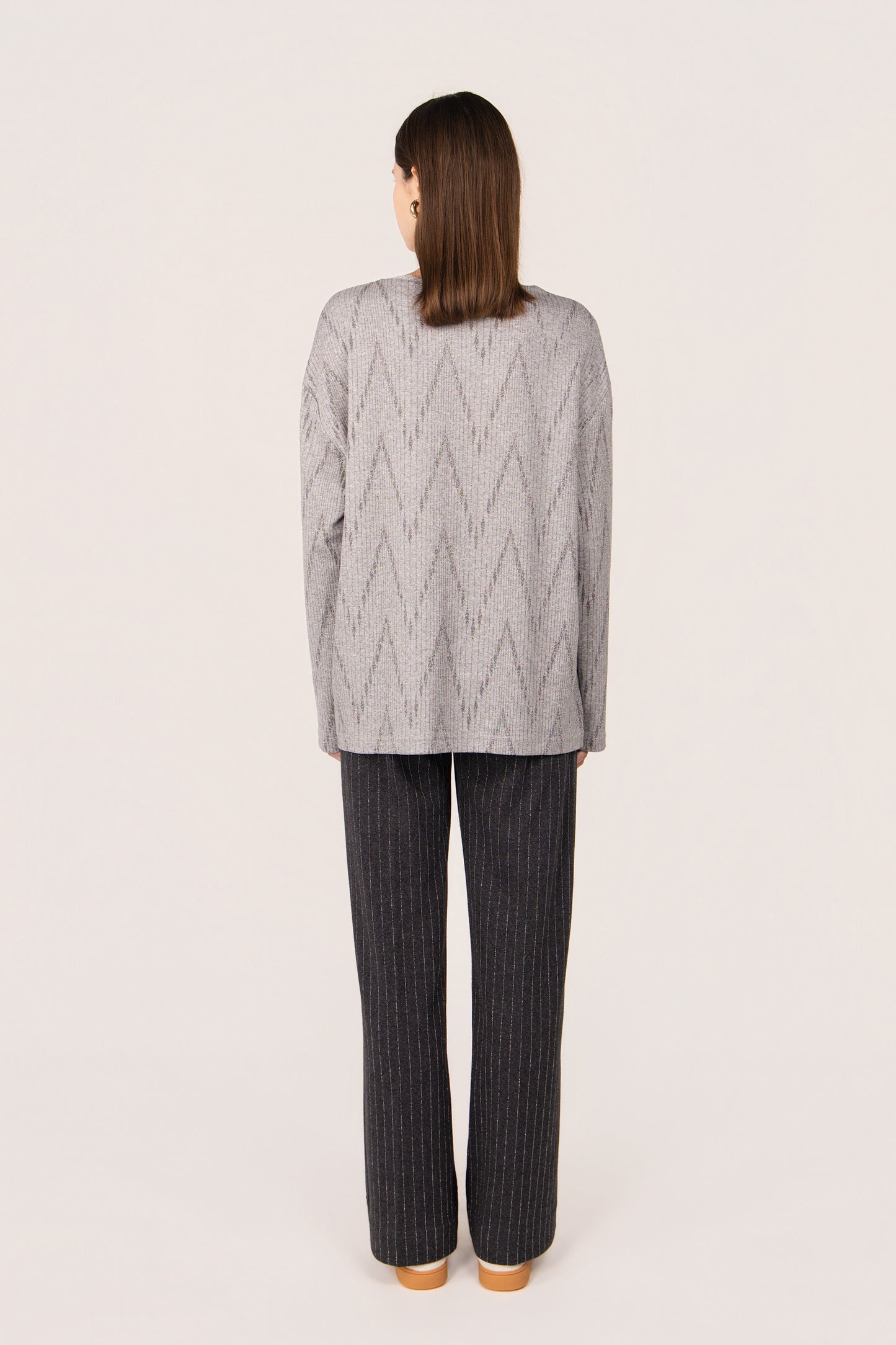 MAGLIA MARGI CORDA GRIGIO