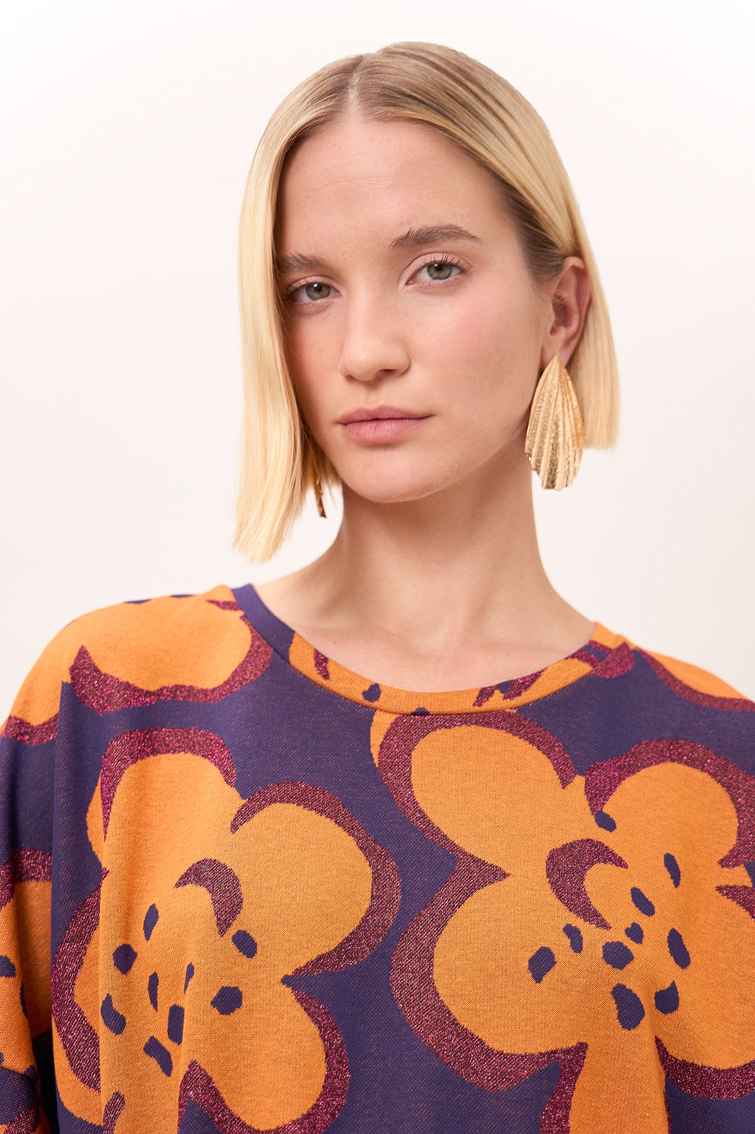 MAGLIA MARIECLAIRE BLOSSOM CIPOLLA