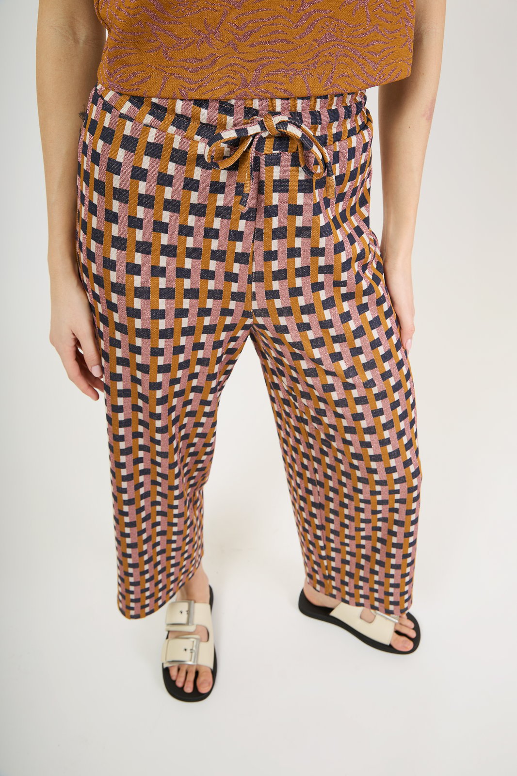 PANTALONE PHILIPPA GEOMETRIC ROSA €176 - 50%