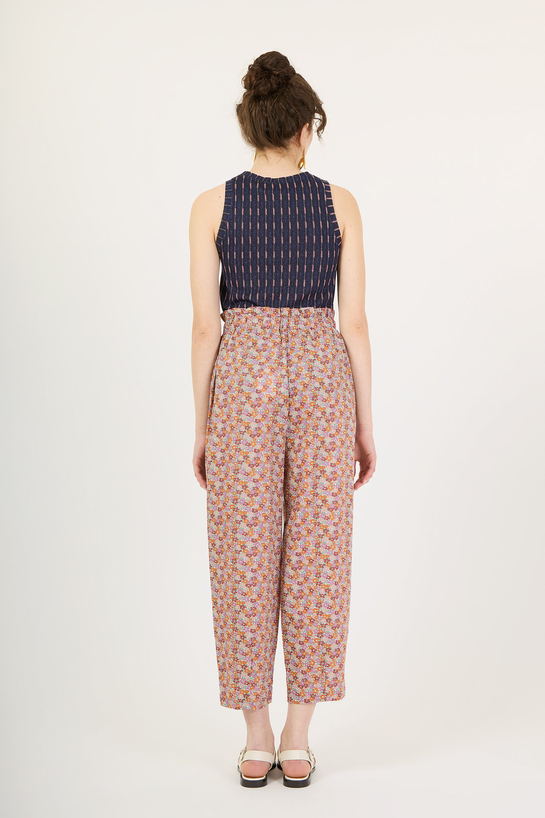 PANTALONE PASCAL FIORE MARRONE €193 - 50%