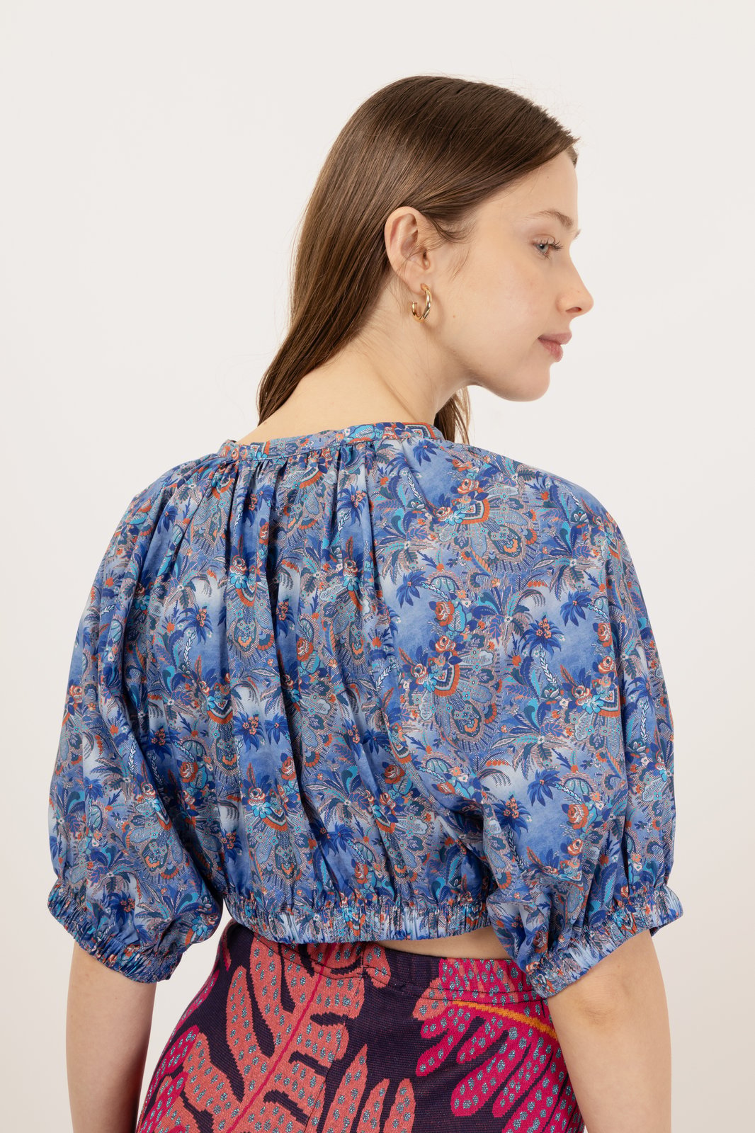CAMICIA MATERA PARADISE BLU €180 - 50%