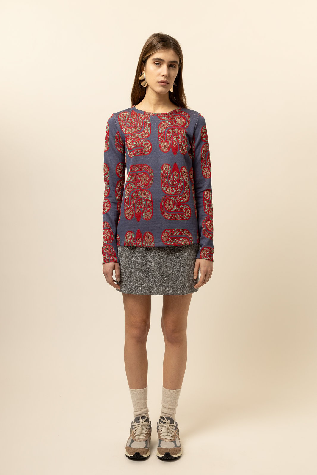 MAGLIA MADAGASCAR SNAKE COBALTO €132 -50%