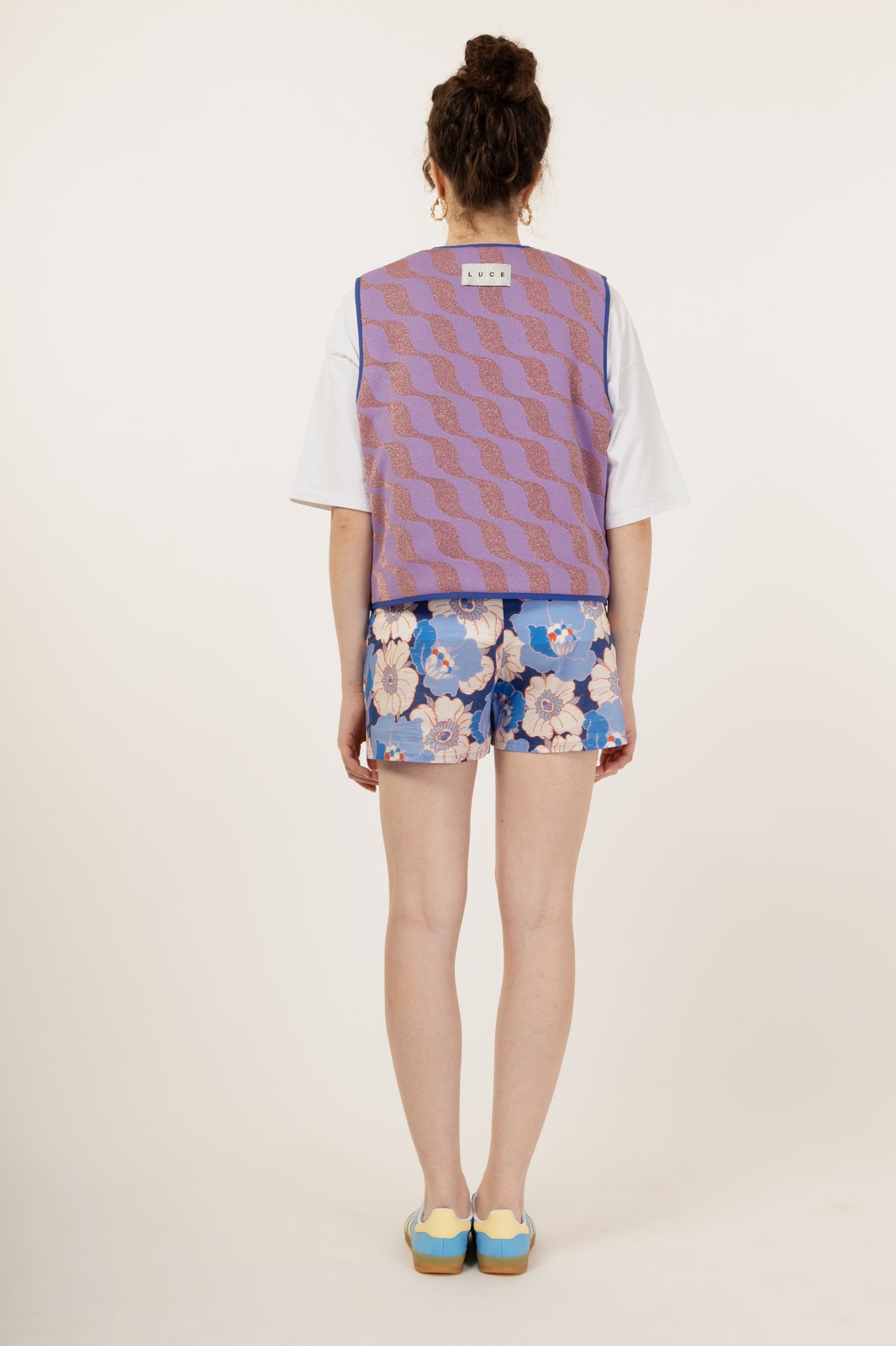 GILET CANDY ANEMONE BLU + WAVE GLICINE €199 - 50%