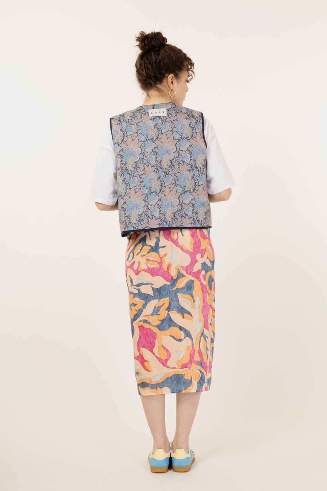 GILET CANDY WAVE BLU + FLORAL BLU €199 - 50%