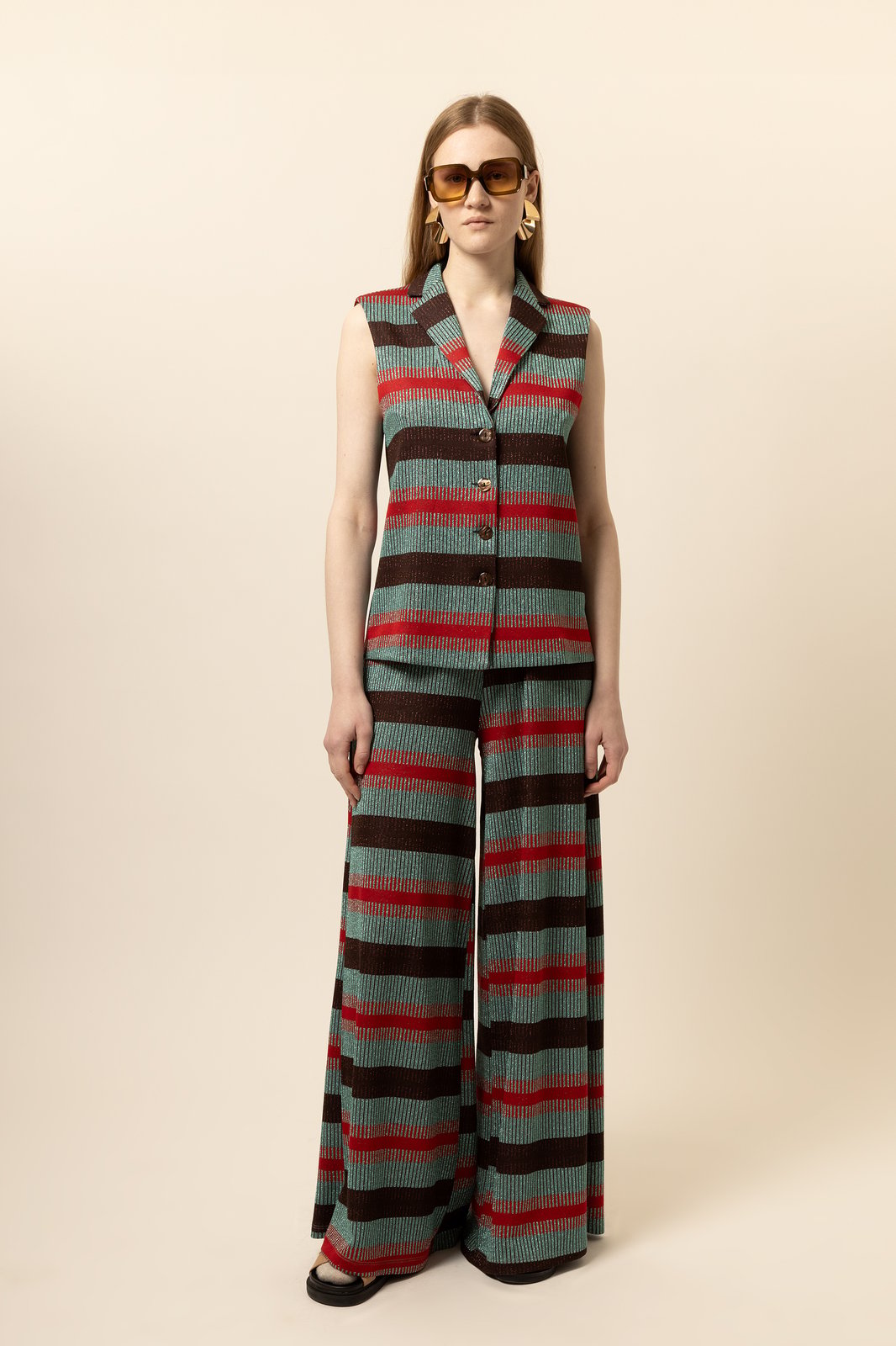 PANTALONE PALOMA NAVAJO ROSSO €175 -50%