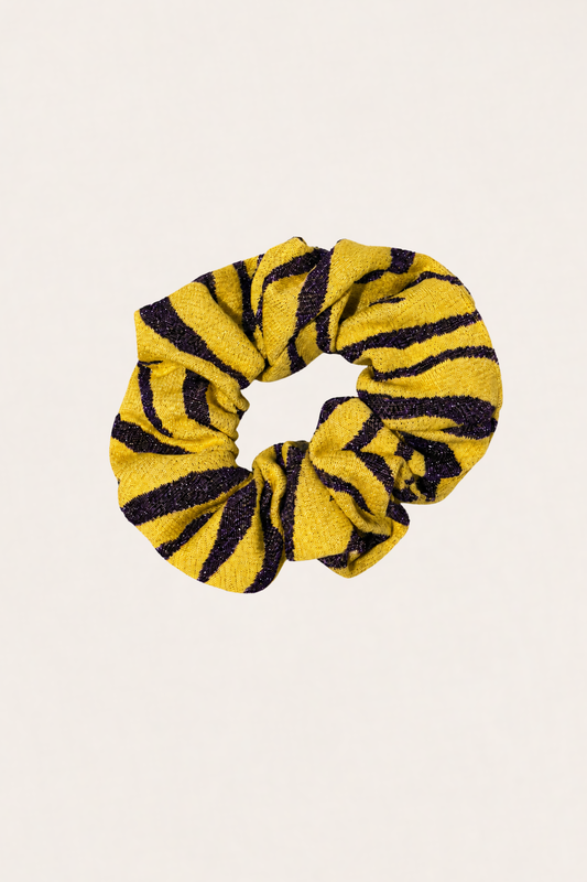 SCRUNCHIES ZEBRA GIALLO