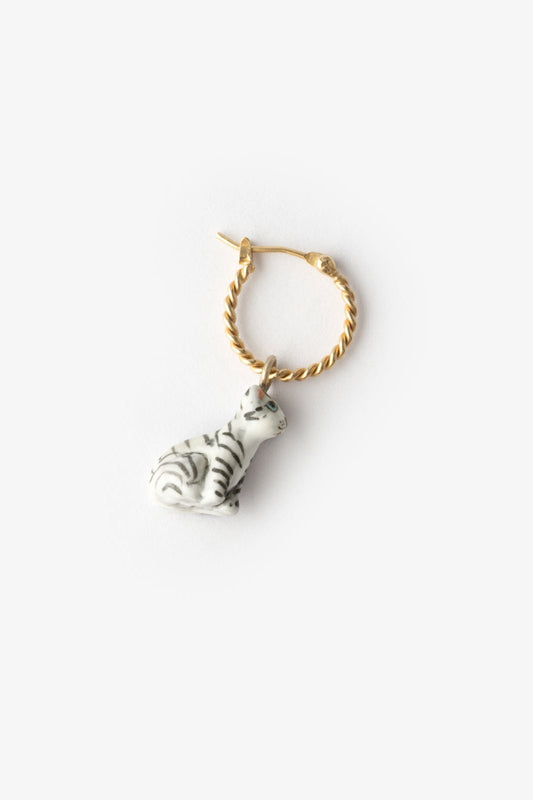 HOOP MINI GATTO GRIGIO