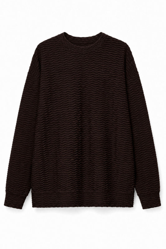 MAGLIA MELODIE ONDINA MARRONE