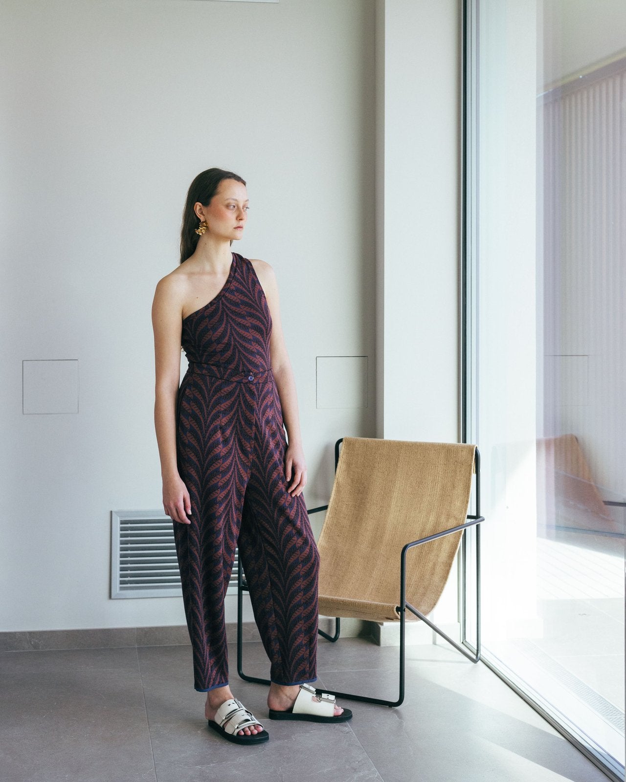 PANTALONE PORTORICO LEAF NOCE €182 - 50%