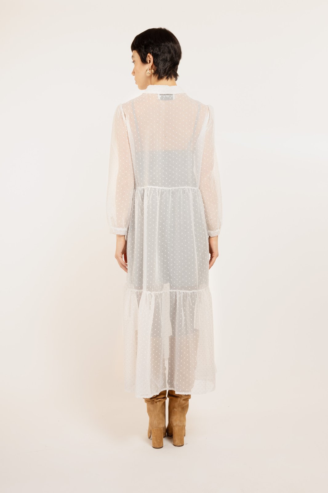 ABITO ALGERI PLUMETY BIANCO €240 - 50%