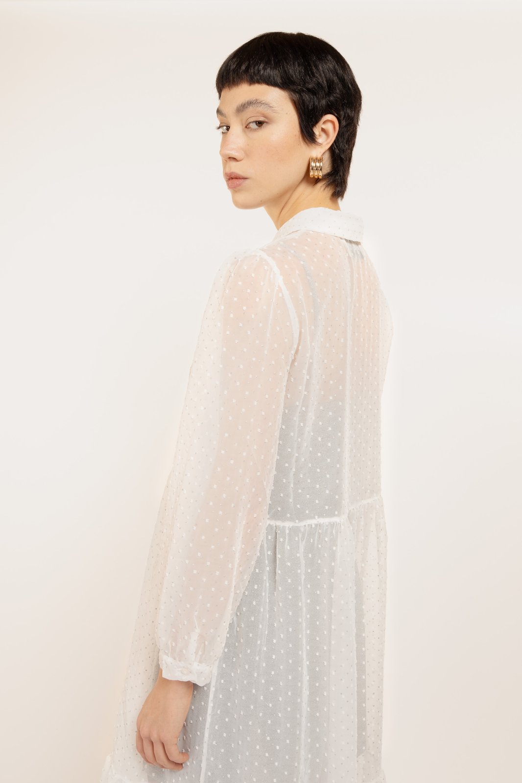 ABITO ALGERI PLUMETY BIANCO €240 - 50%