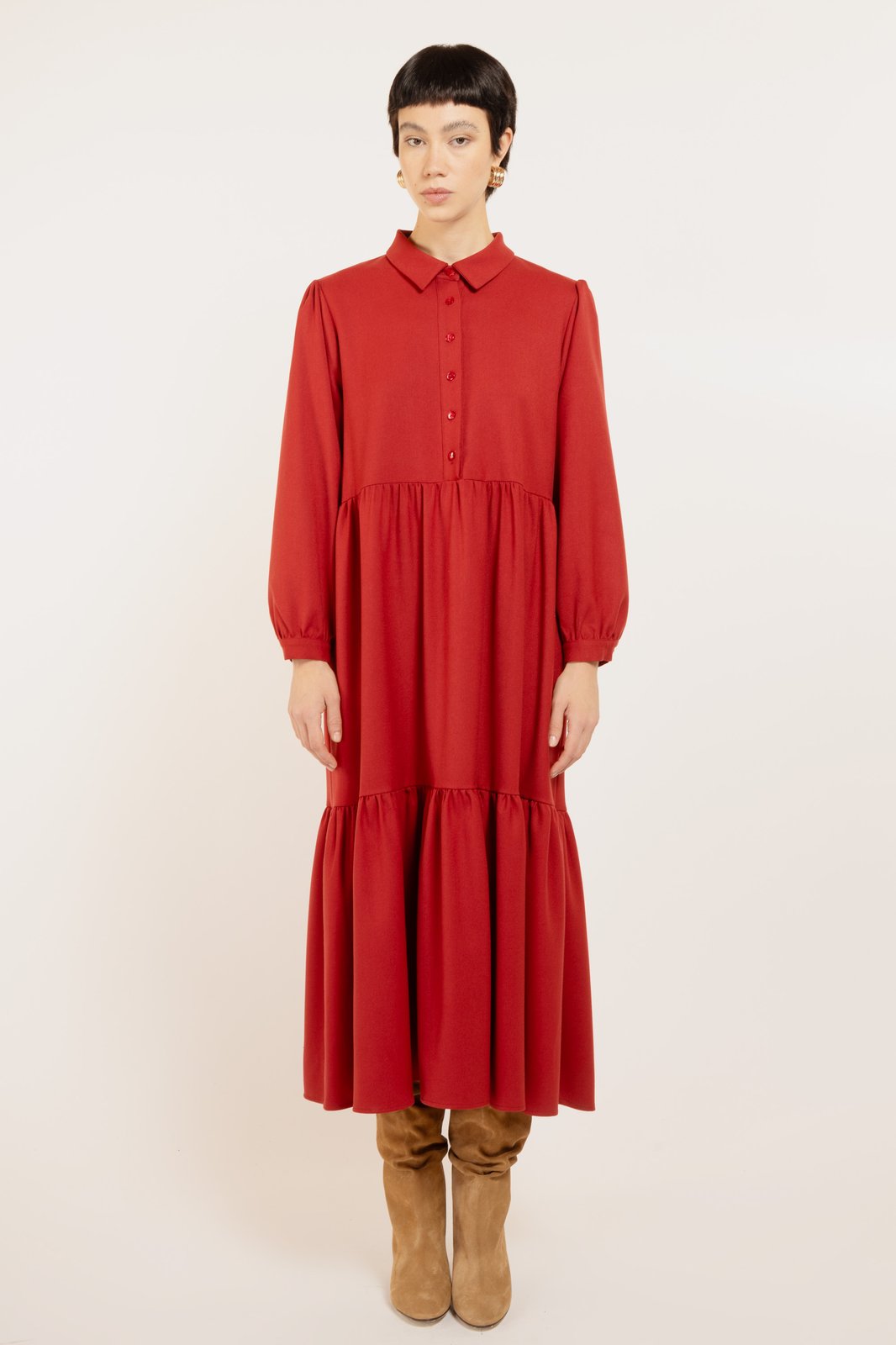 ABITO ALGERI TWILL RUST €186 - 50%