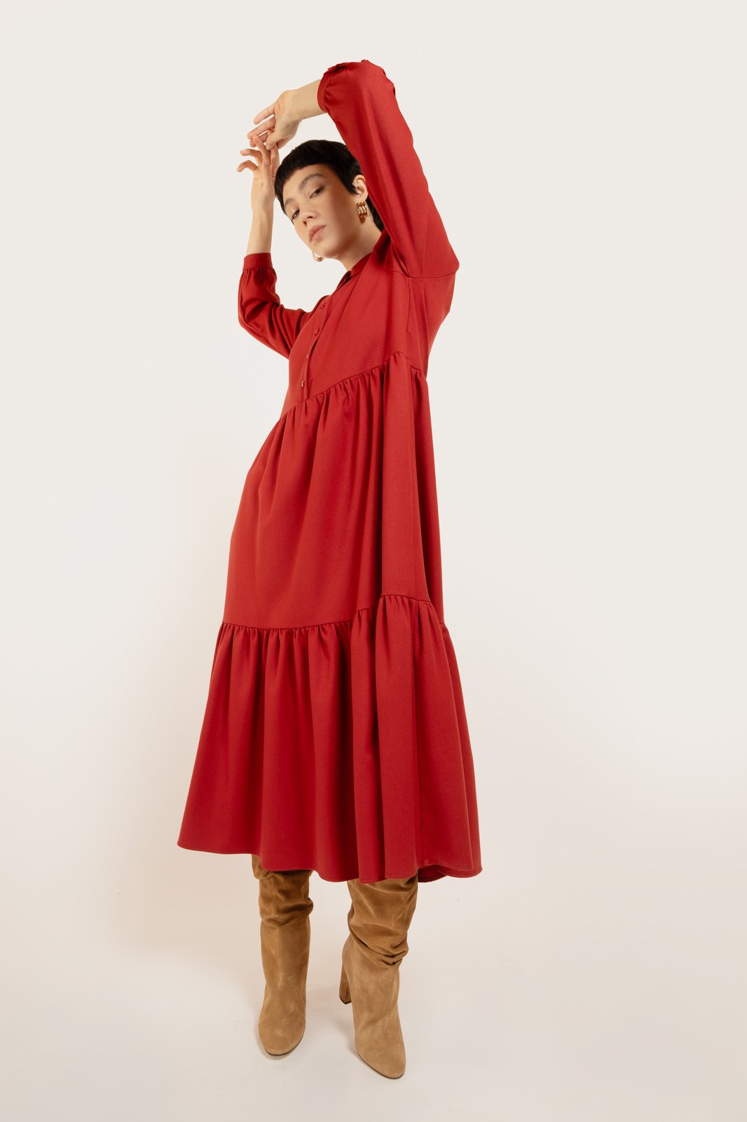 ABITO ALGERI TWILL RUST €186 - 50%