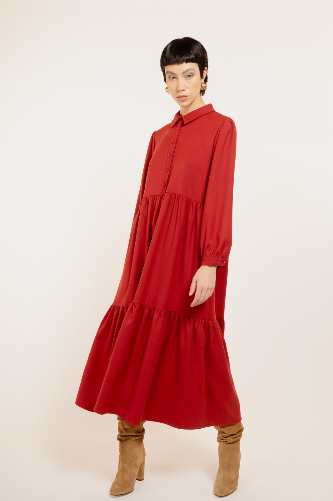 ABITO ALGERI TWILL RUST €186 - 50%
