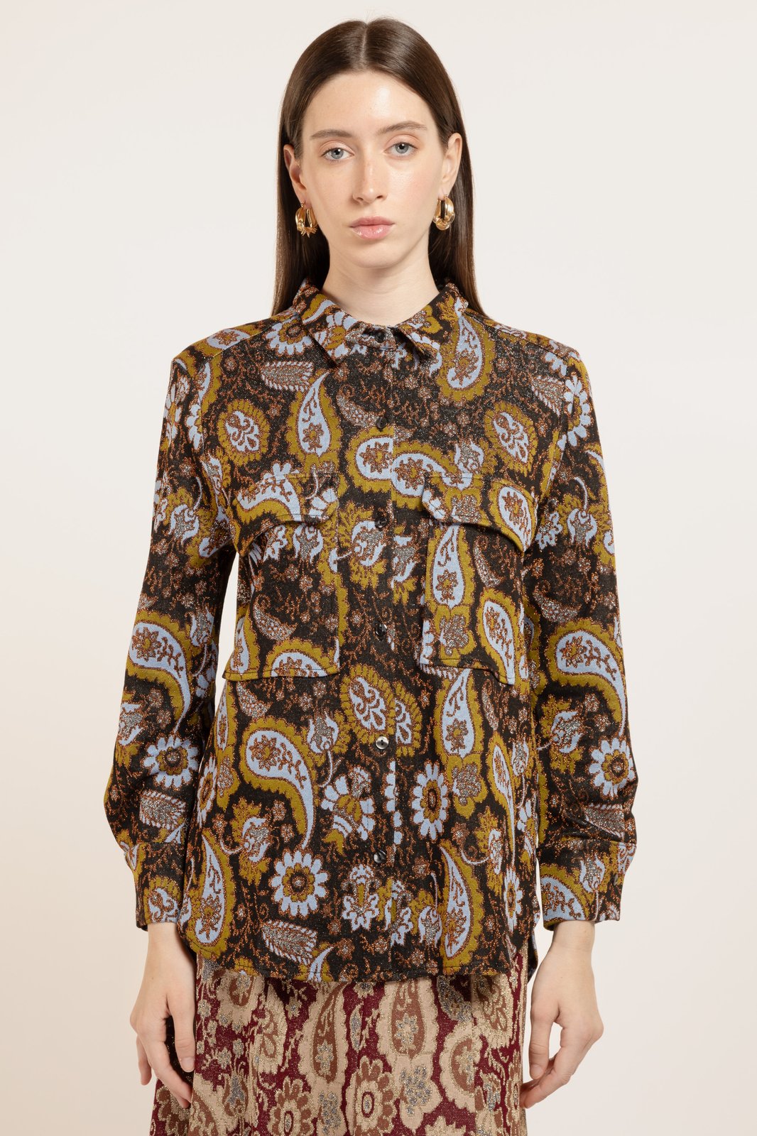 CAMICIA MABEL CACHEMIRE NERO €167 - 50%