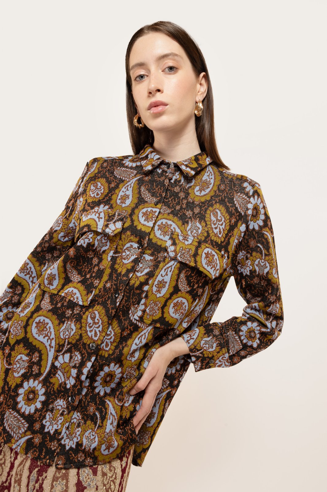 CAMICIA MABEL CACHEMIRE NERO €167 - 50%