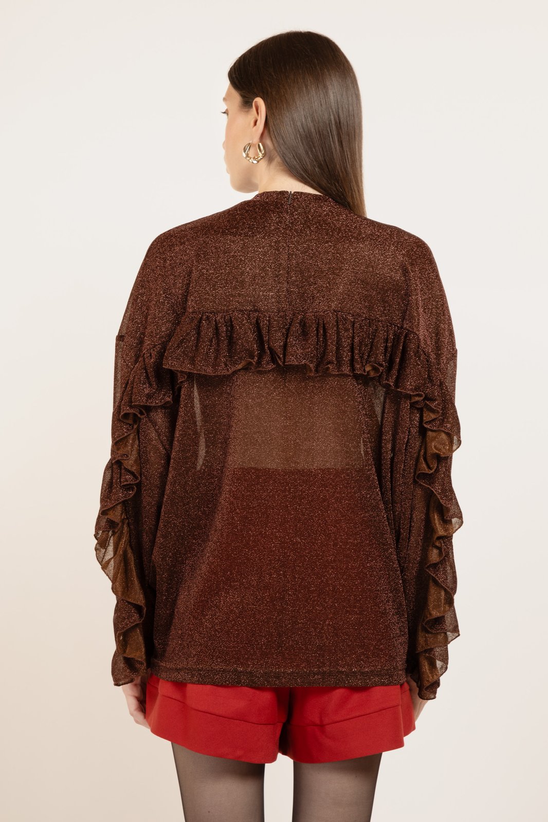 MAGLIA MALLORY LUREX BROWN €151 - 50%