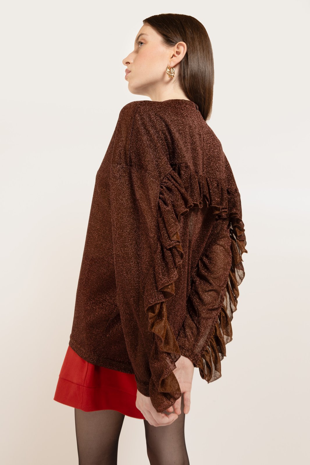 MAGLIA MALLORY LUREX BROWN €151 - 50%