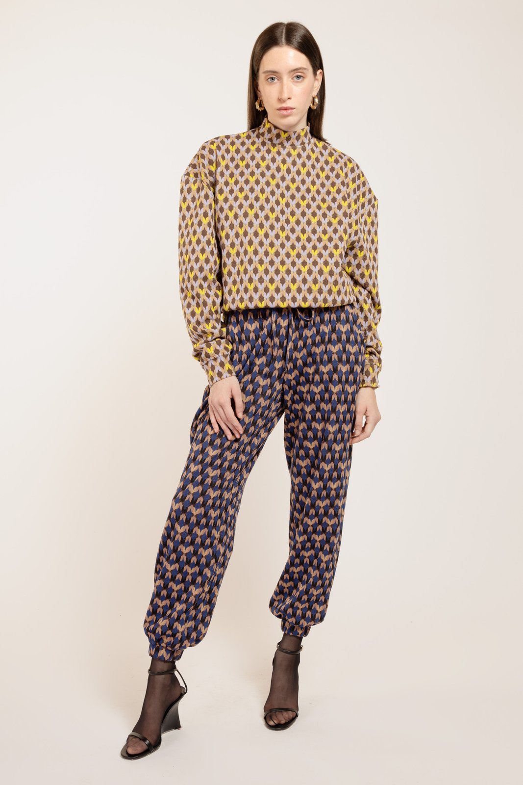 PANTALONE PARIGI MAIOLICA NERO €159 - 50%