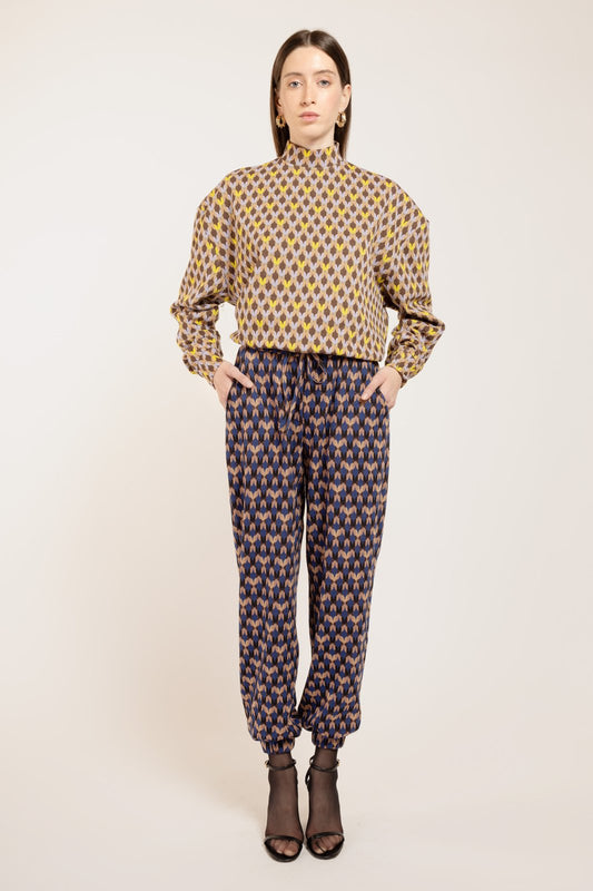 PANTALONE PARIGI MAIOLICA NERO €159 - 50%