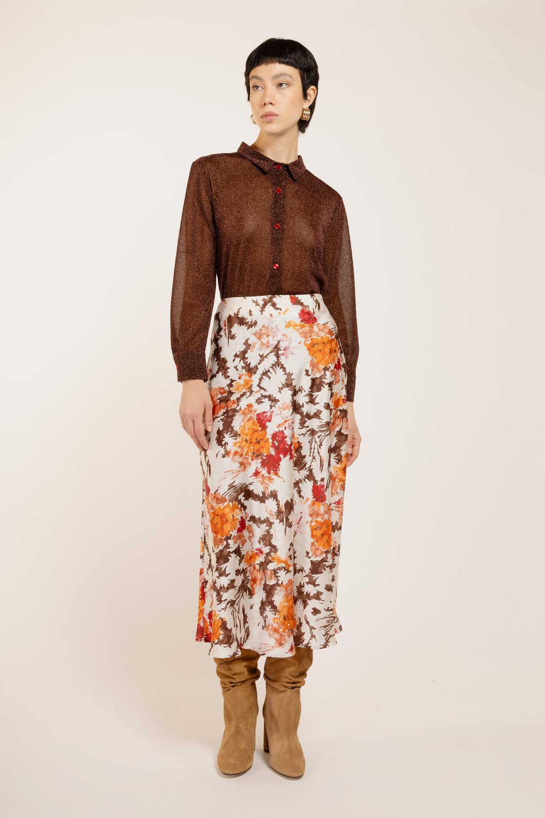 GONNA GIUDITTA FIORE BROWN €132 - 50%
