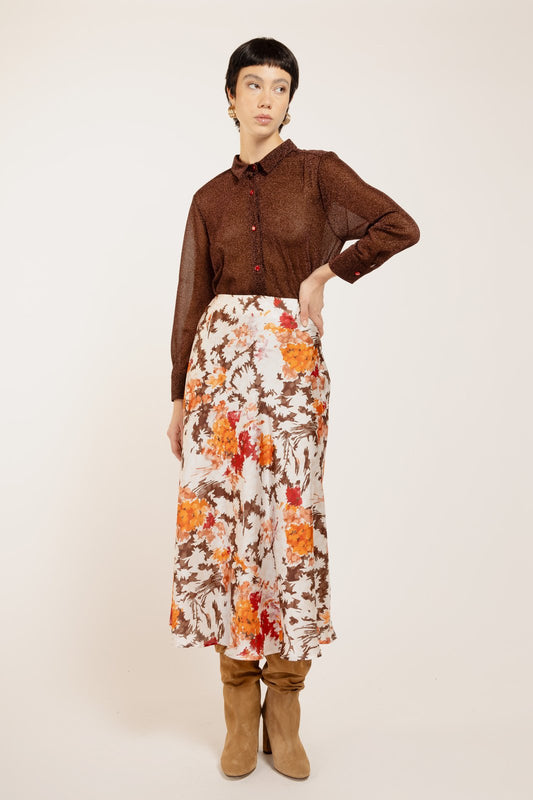 GONNA GIUDITTA FIORE BROWN €132 - 50%