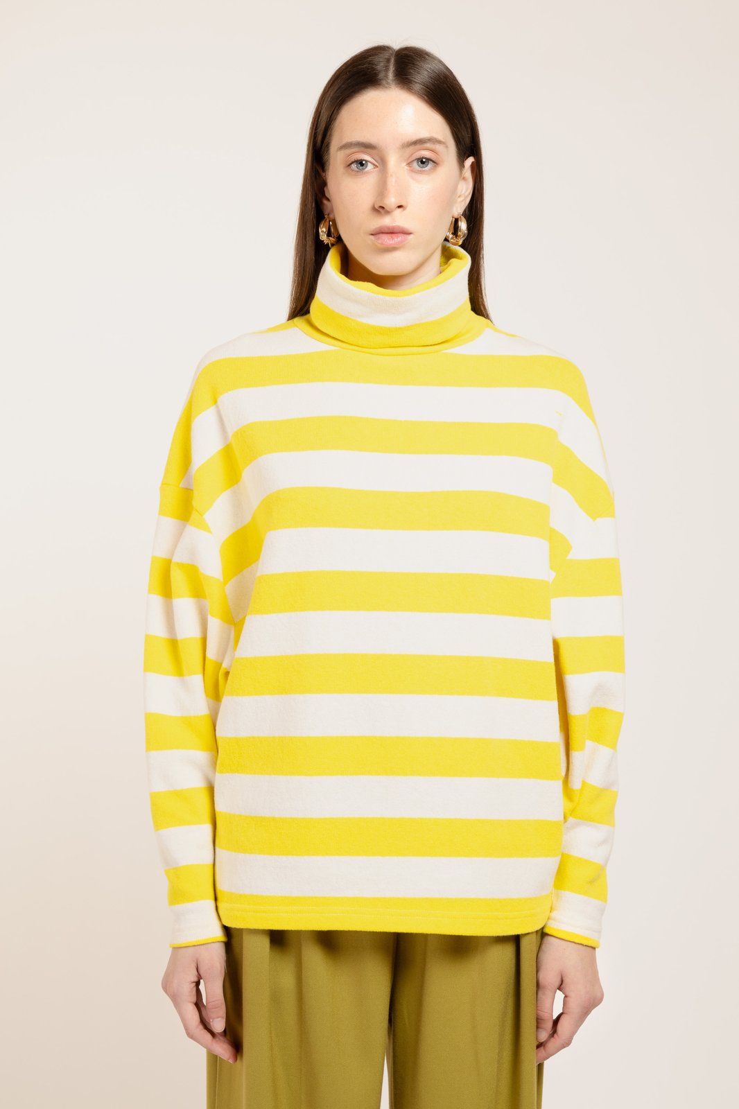 MAGLIA MADRID STRIPES GIALLO/PANNA €148 - 50%