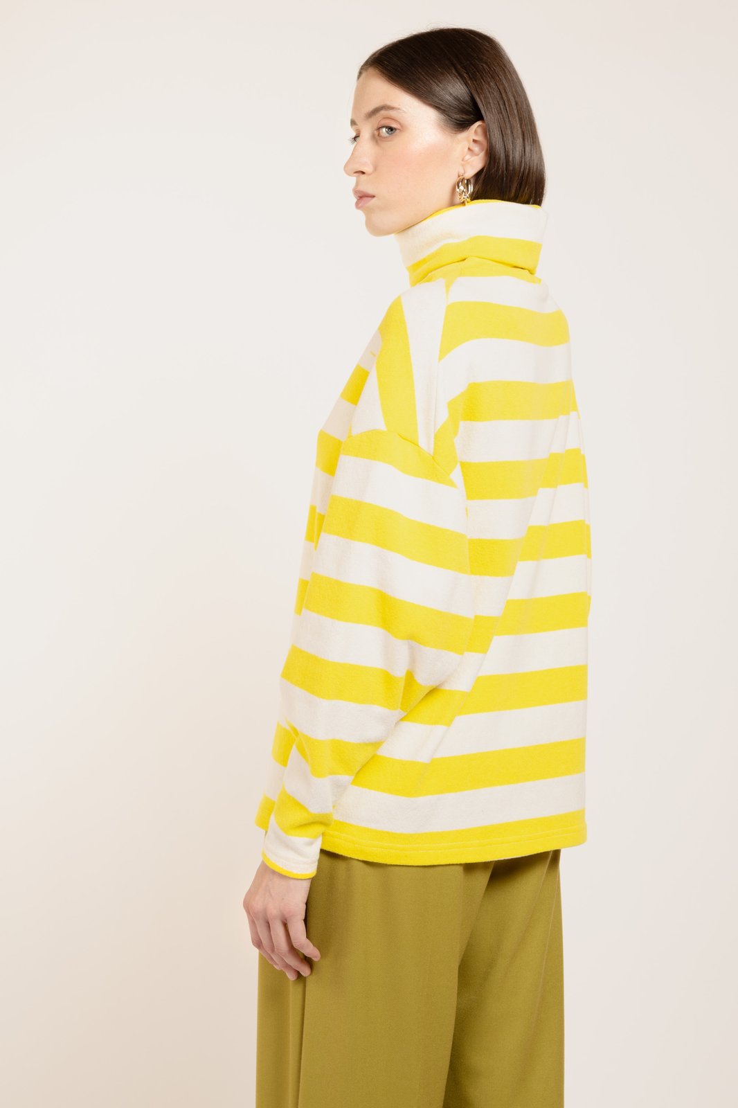 MAGLIA MADRID STRIPES GIALLO/PANNA €148 - 50%