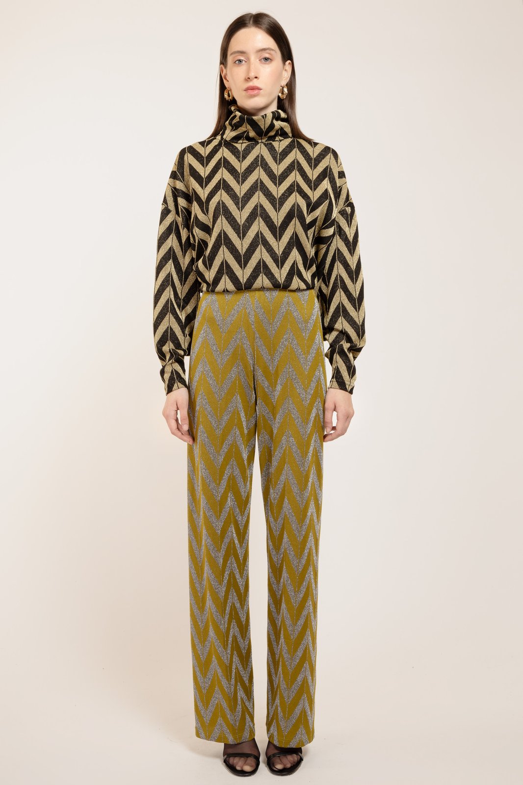 PANTALONE POLINESIA ZIG ZAG FOGLIA €151 - 50%