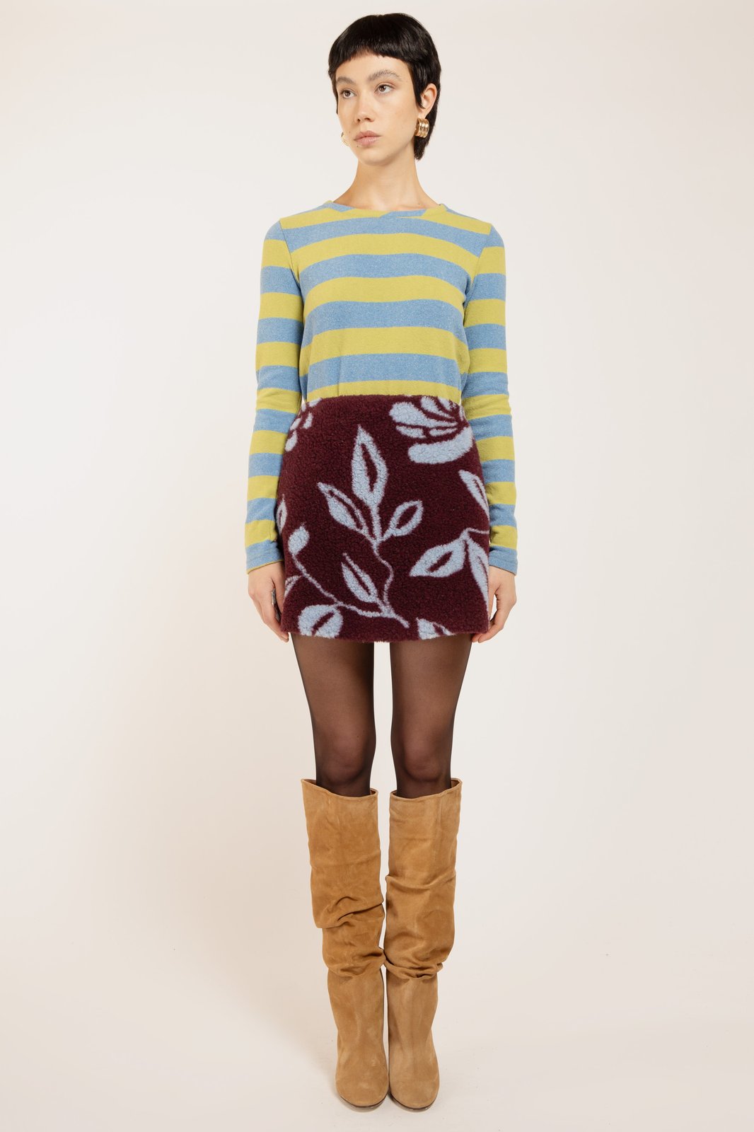GONNA GINEVRA TEDDY BORDEAUX/CELESTE €116 - 50%