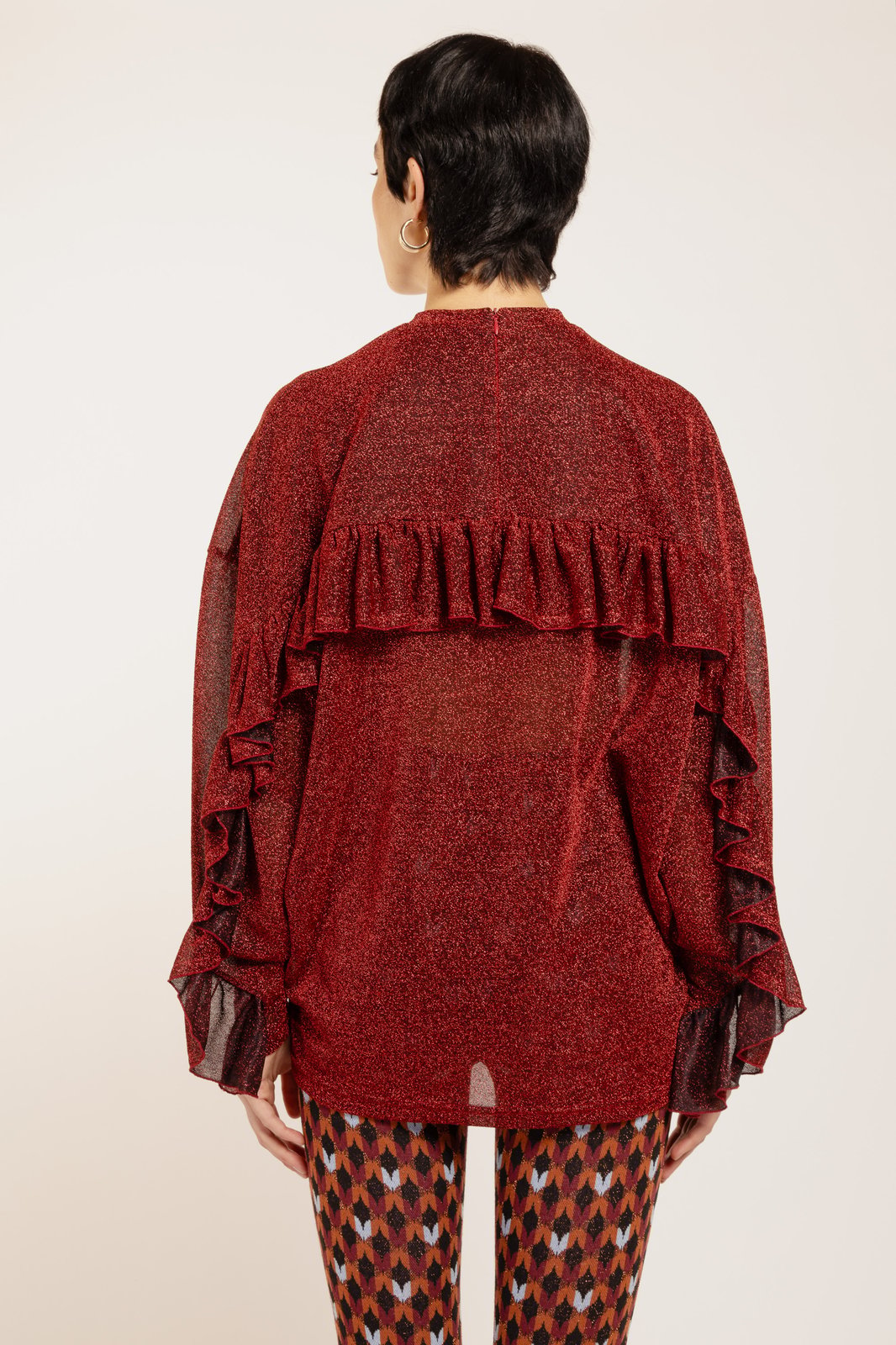 MAGLIA MALLORY LUREX ROSSO €151 - 50%