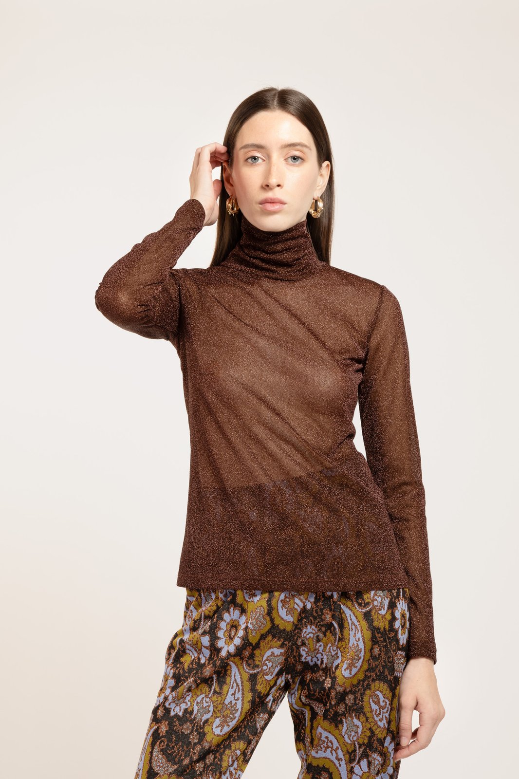 LUPETTO LUREX BROWN €105 - 50%