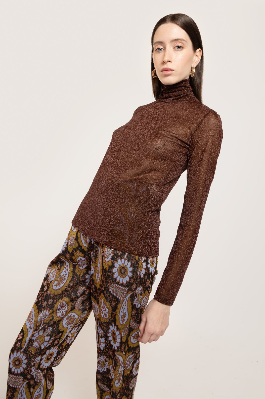 LUPETTO LUREX BROWN €105 - 50%