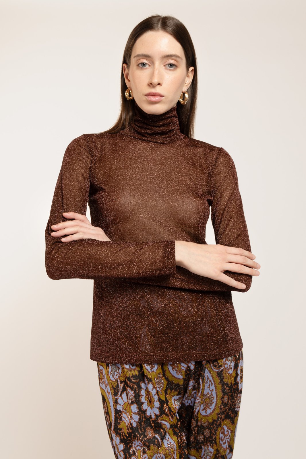 LUPETTO LUREX BROWN €105 - 50%