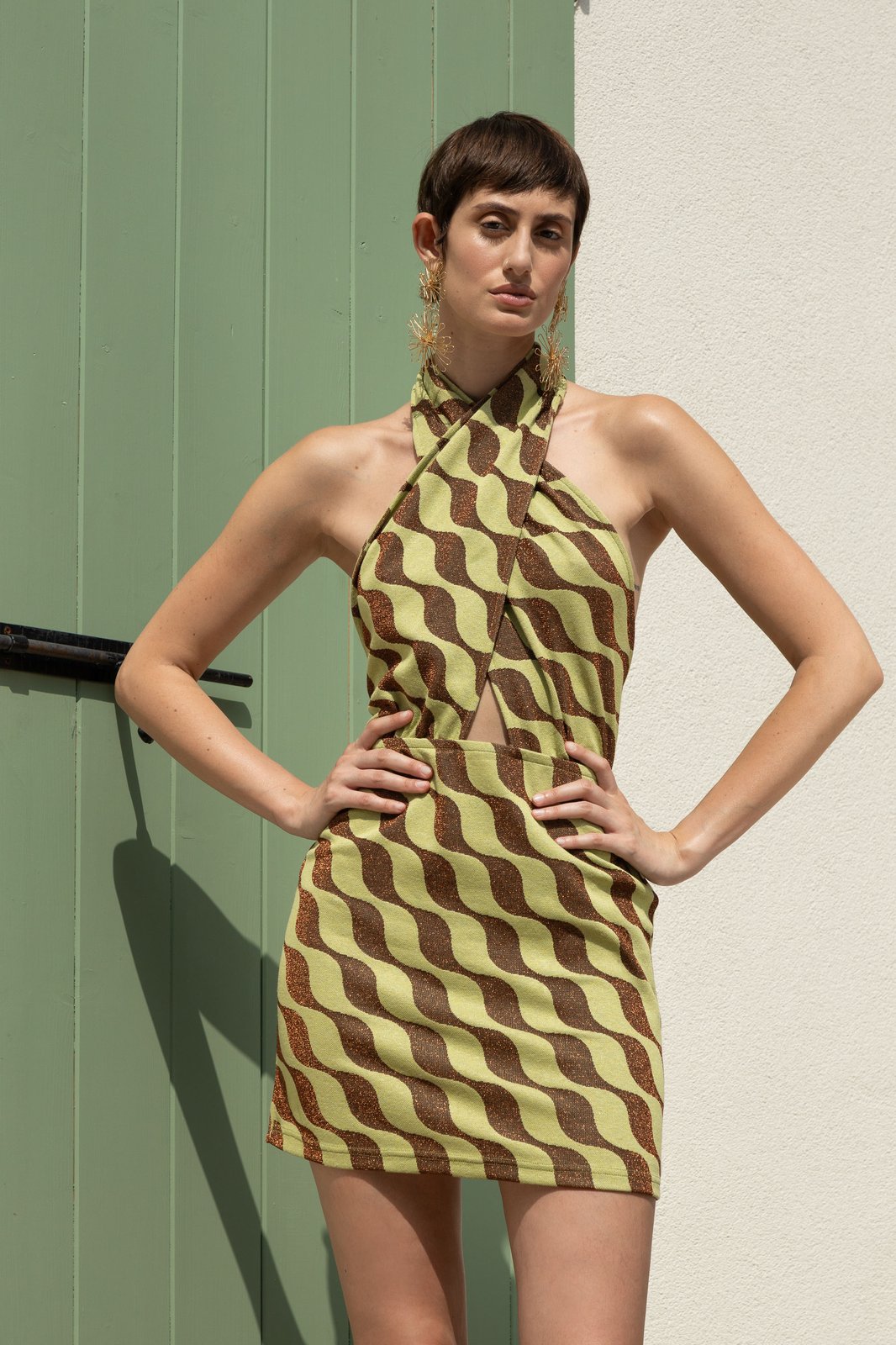 ALICUDI WAVE APPLE DRESS