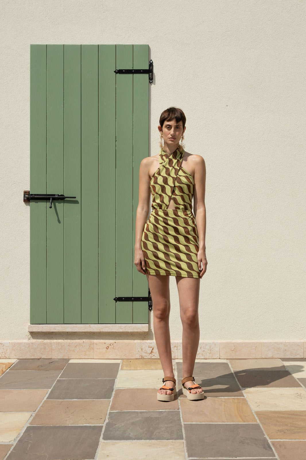 ALICUDI WAVE APPLE DRESS