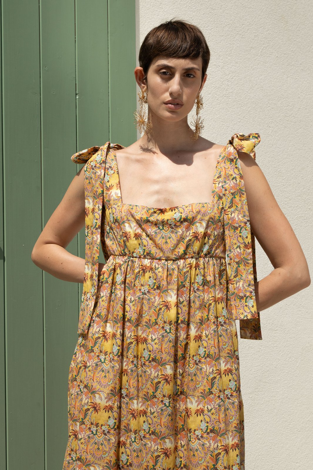 AMALFI PARADISE YELLOW DRESS