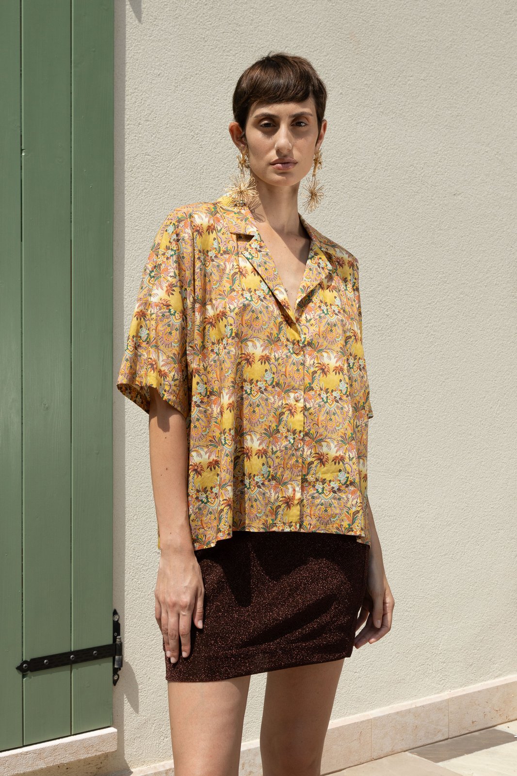 CAMICIA MISTRAL PARADISE GIALLO €172 -50%