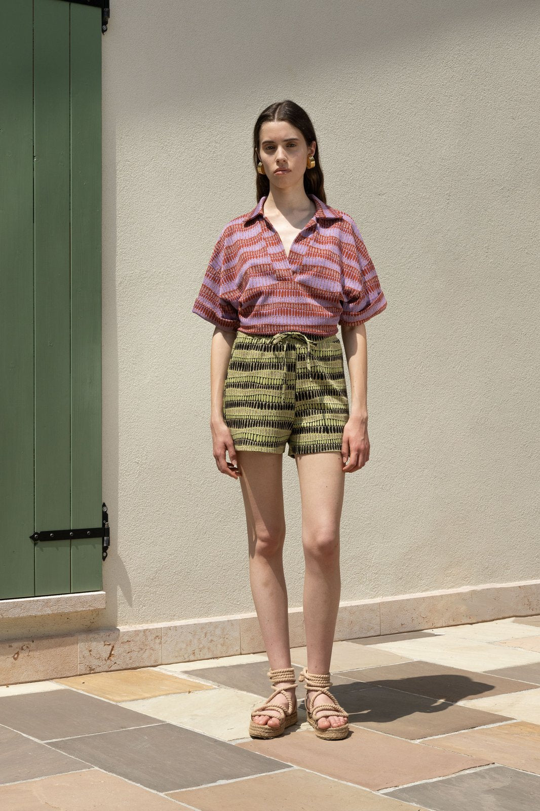 SHORT SIRACUSA GIAMAICA NERO €143 -50%