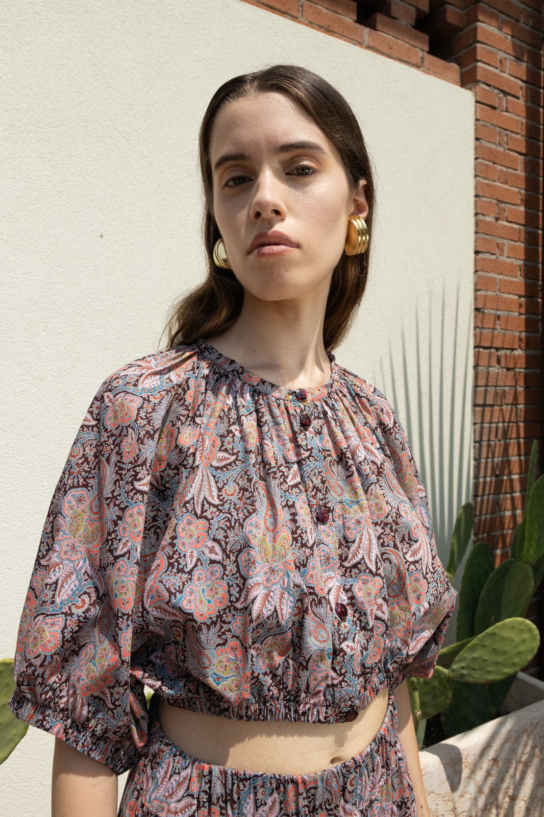 CAMICIA MATERA FLORAL ROSA €180 - 50%
