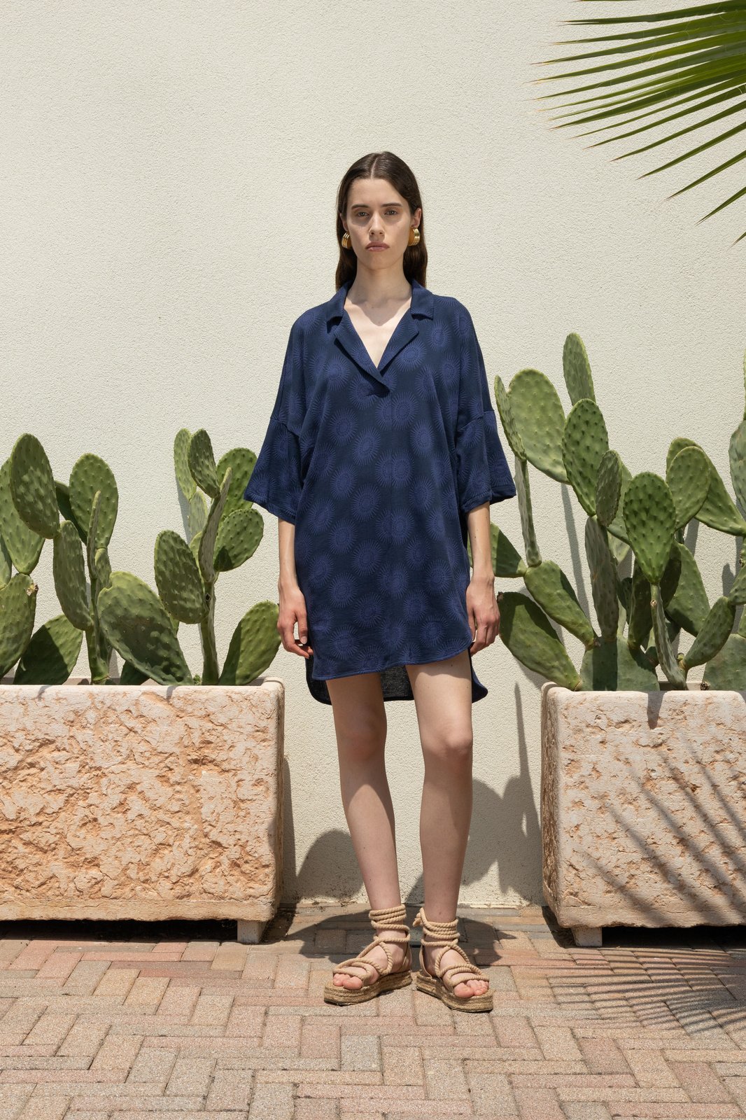 CAMICIA MICHELLE SOLE BLU €172 - 50%