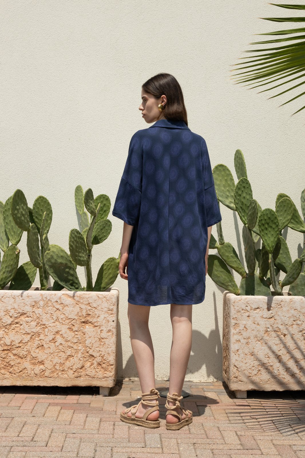 CAMICIA MICHELLE SOLE BLU €172 - 50%