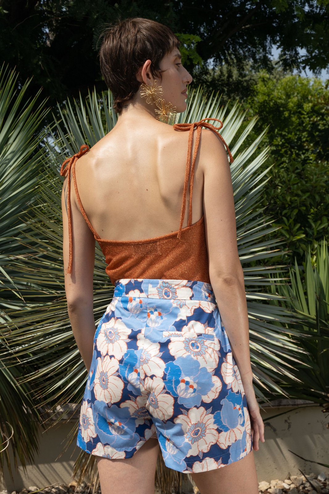 SHORTS PROVIDENCE ANEMONE BLU