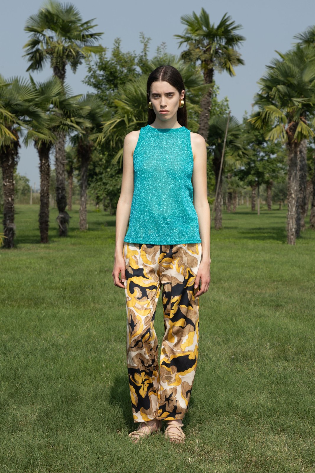 CANOTTA MYANMAR LUREX ACQUA €121 -50%